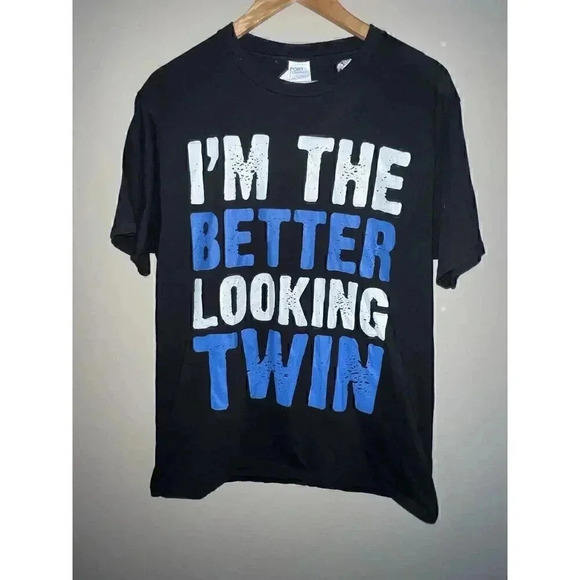 Port & Company Other - Better Looking Twin Shirt Short Sleeve Funny Tshirt Top Cotton Letter T Shirt